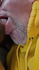 Gay cocksucker Andrew facefucked