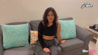 18yo Izamariposa displays her naked assets in this audition flick - hottest