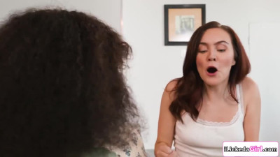 Busty latina facesit and fingered by married lesbian couple