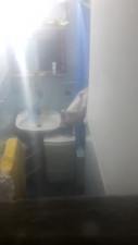 My mother-in-law in the bathroom