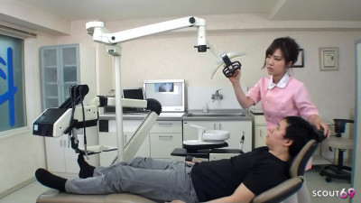 Cheeky Boy seduce small Tits Japanese Teen Nurse to Uncensored JAV Creampie Fuck