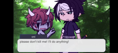 Fucking a demon in the forest. ( Demon Slayer )