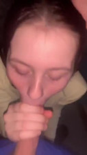 sexy redhead teen blowjob