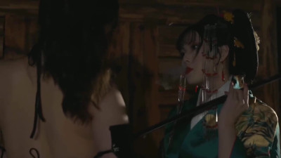 Tied up lesbians serving each other 44