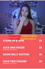 Hot Brunette Playing Omegle Game
