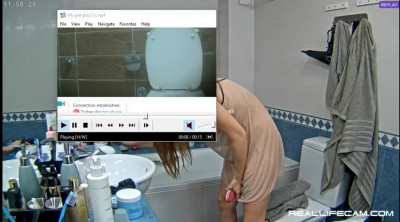 Nice girl short shower