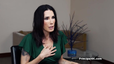 Slutty mature meets principals dick to save the day