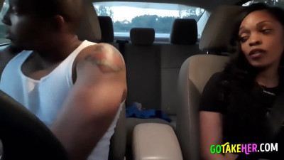 Big Tits Babe Thanks For The Ride With A Public Blowjob!