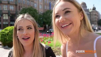 Ria Sunn and Venera Maxima in several different outdoor and indoor lesbian scenes