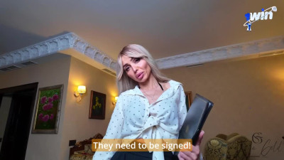 Dirty secretary gets screwed by her boss and chats messy in 4K - hottest XXX!