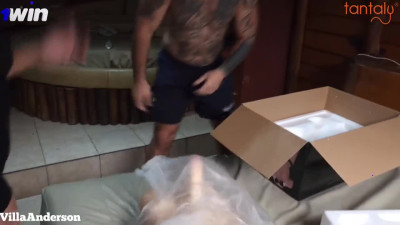 Hot double invasion with Tantalus nymph from my stepmom - molten hard-core porn!