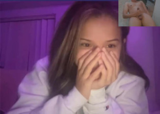 omegle girl nice react