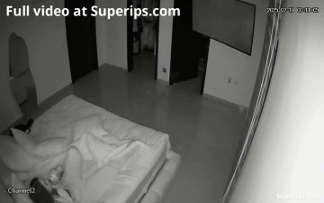 IPCAM – Busty teen girl masturbates watching porn