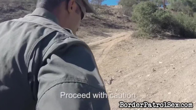 Frida Sante Fucks With Immigration Police