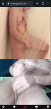 Teen in shower masturbate with older man on chat