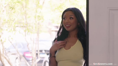 Asian teen wants to give her virginity to her bffs stepdad