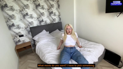 Hot towheaded inexperienced asked for a oral job and doggystyle - porno!