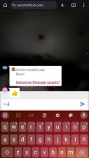 Random brazilian teen helps me cum