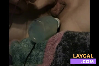 Girl douches 40+ loads of frozen CUM from a Stranger.OVRFLOW