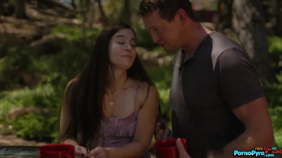 Pierce Paris Eats His Cousin Abbie Maleys Pussy On Family Trip