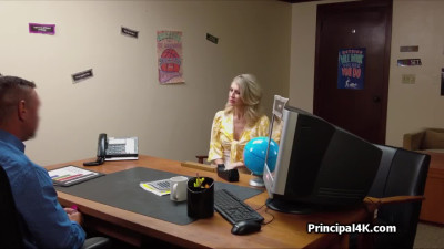 Cock hungry milf milks big dick at the office