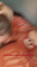 Tranny casually getting her dick sucked on Instagram