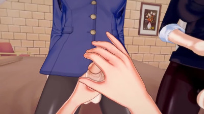 Futa Komi and her futa Mom invite you to their home | Male taker POV