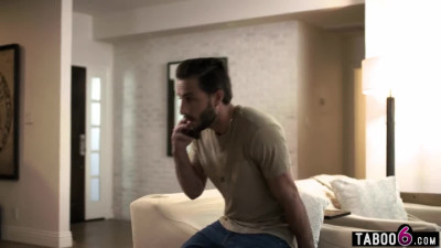 Walking on on stepbros wife Khloe Kapri masturbating lead to hot sex