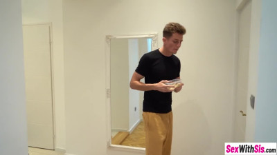 Teen Tiffany Tatum caught while masturbating and used naughty stepbrother