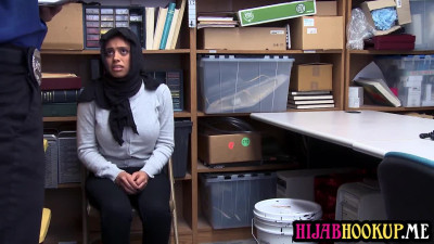 Arab teen thief with huge tits Ella Knox busted by a corrupted LP officer