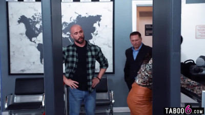 Airport security gangbang with horny passenger Whitney Wright