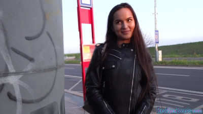 Amateur cheap public slut POV fucked 4 cash outdoor