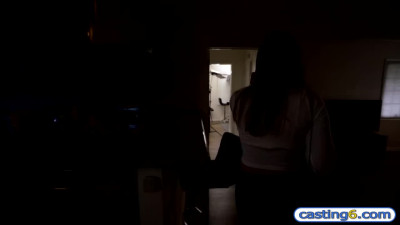 18 years old teen casting turns porno after he offered her 1000 dollars