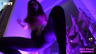 Hot Pearl _ Pantyhose Neon Slut Fuck _ NIGONIKA TOP Porn 2023
