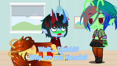 Gacha Heat video: Mael has a threesome with his friend and Alien girlfriend