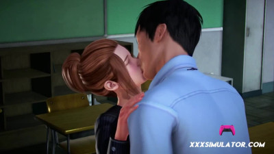 Casual Stud Dominates Teacher in Class HENTAI ANIMATION