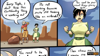 Avatar The Last Air Bender - Hard Work Grown up Parody Porn Comic