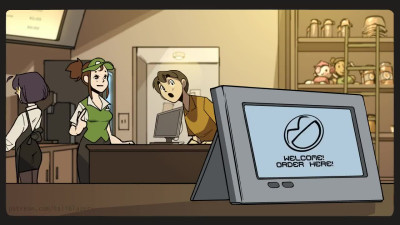 Bombshell Barista 1 (Tail-Blazer Animation)