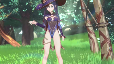 Genshin Impact Mona Gets Caught and Fucked By Hilichurls Uncensored