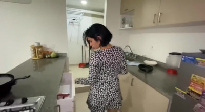 she gets stuck in the kitchen and I fuck her (Athenea samael and eros _8)