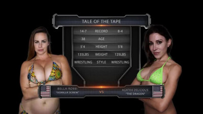 Agatha Delicious vs Bella Rossi|Evolved Fight Lez