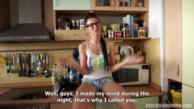Czech Gang Bang - The Host Gets Gang Impregnated - Nicoleta Emilie